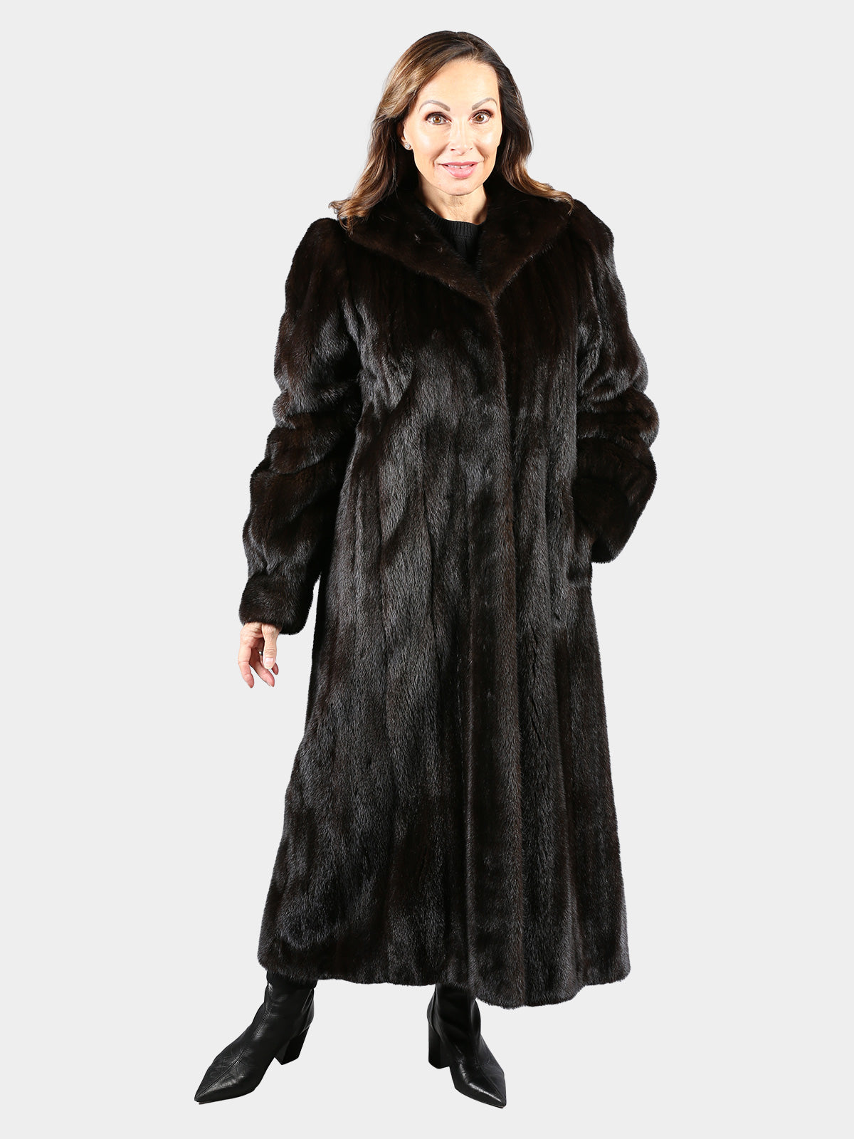 Woman's Ranch Mink Fur Coat