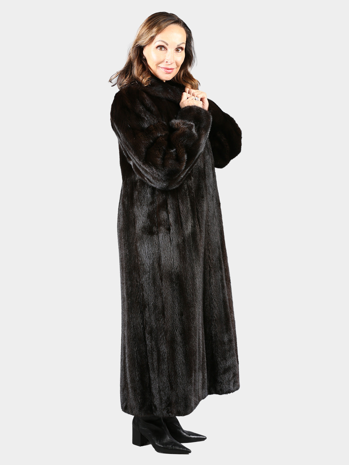 Woman's Ranch Mink Fur Coat