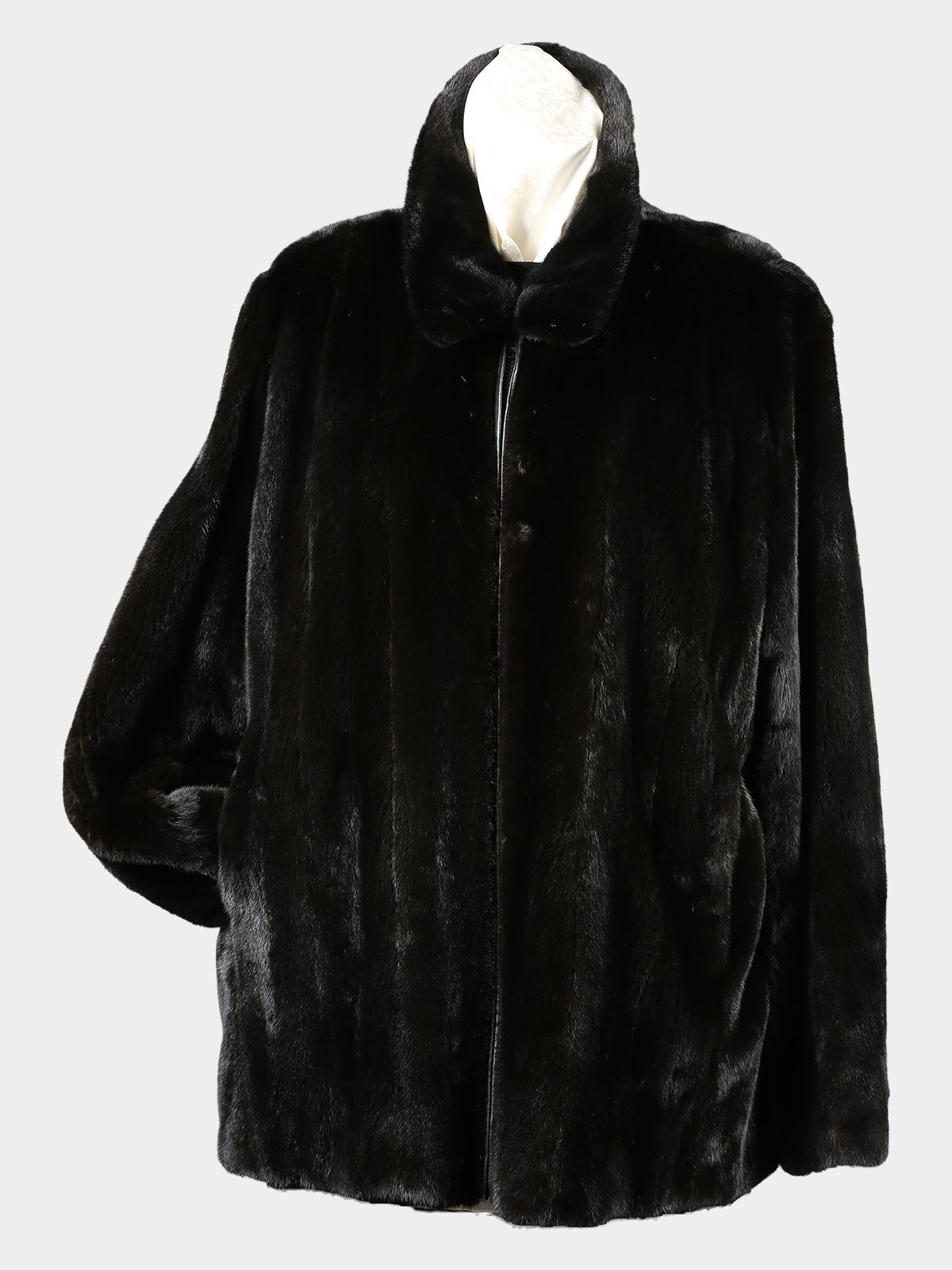 Man's Ranch Female Mink Fur Jacket Blackglama Skins