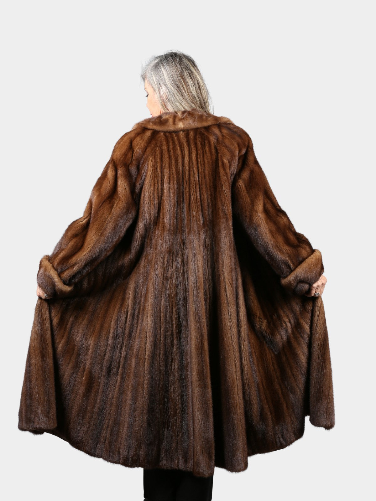 Woman's Demi Buff Female Mink Fur Coat
