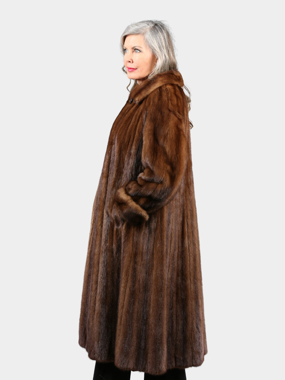 Woman's Demi Buff Female Mink Fur Coat