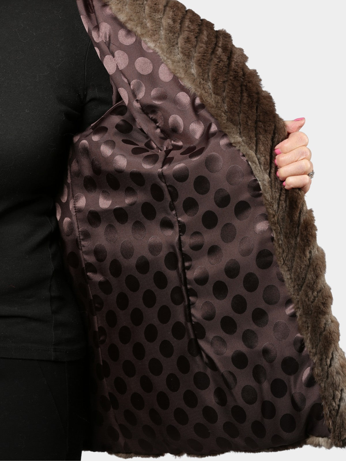 Woman's Phantom Sheared Beaver Fur Jacket