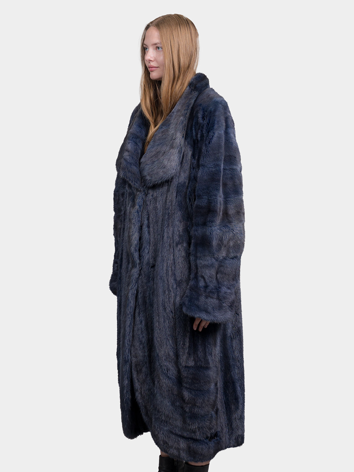 Women's Blue Mink Coat