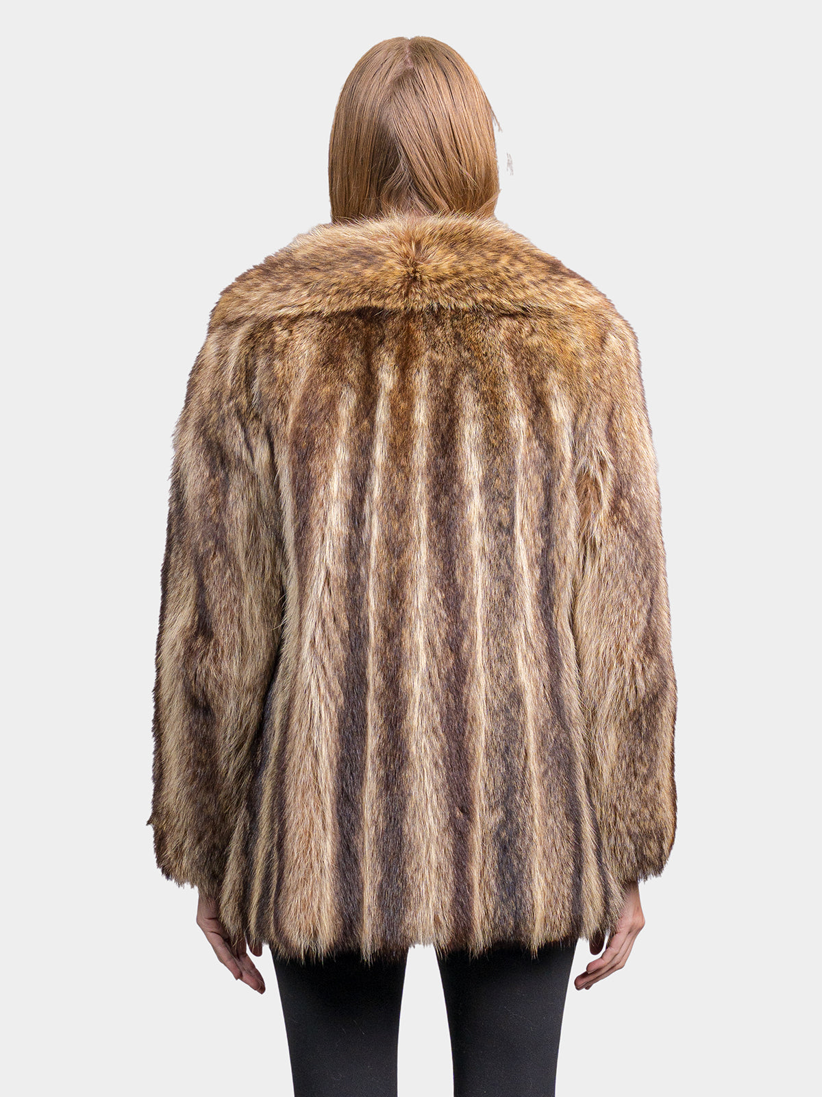 Women's Natural Raccoon Jacket