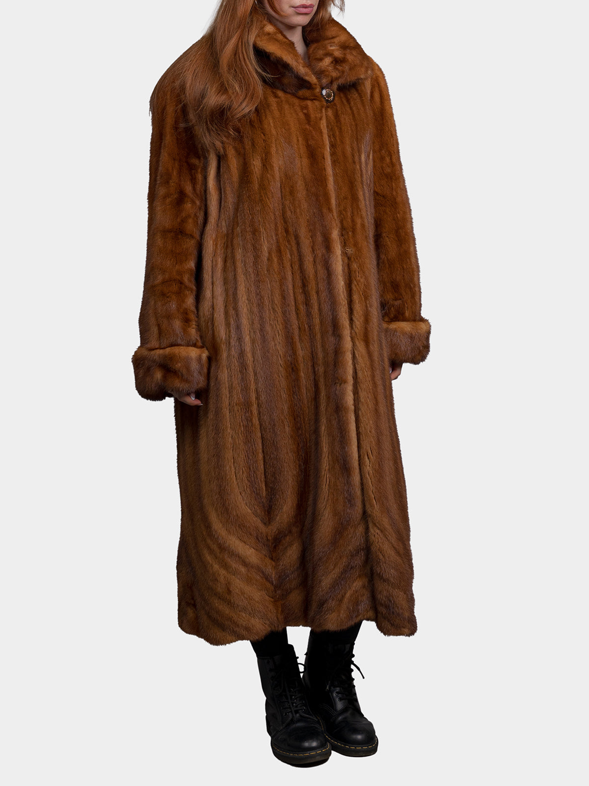 Women's Whiskey Mink Coat